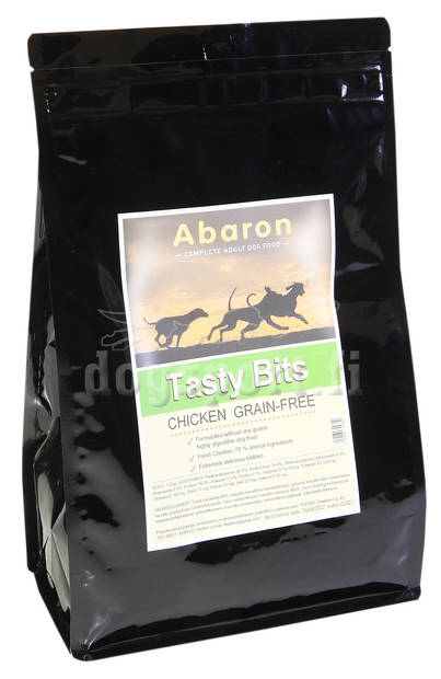 Abaron Chicken Tasty Bits koiran puolikostea täysravinto 1,5 kg - Koulutusherkut - 650 - 1