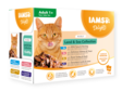 Iams Cat Delights Adult Land & Sea collection in jelly kissan märkäruoka 12 x 85 g - Iams märkäruoat kissalle - 3490 - 1