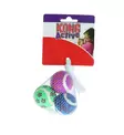 Kong Cat Active tennispallot kulkusilla 3 kpl - Kissan pallot - 5580 - 1
