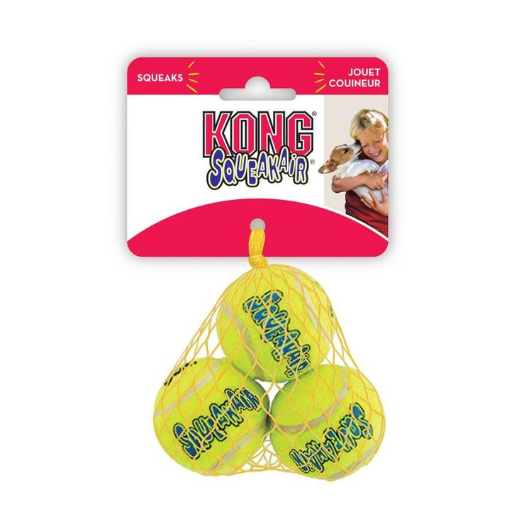 Kong SqueakAir tennispallo S 3 kpl - Koiran pallot - 560 - 1