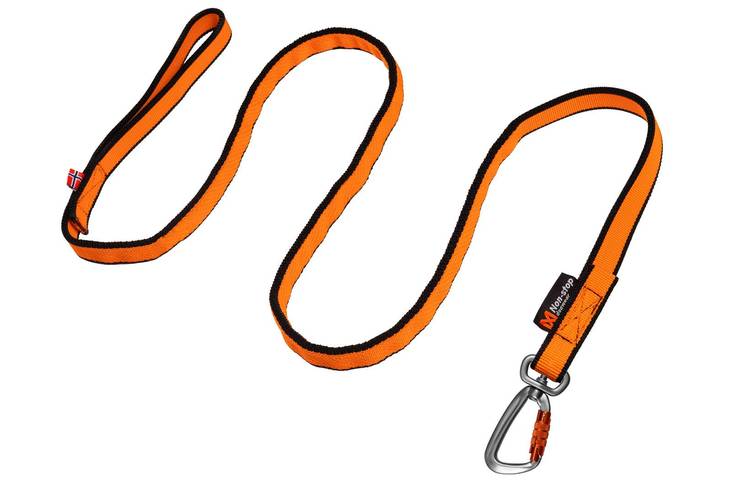 Non Stop Bungee Leash oranssi/musta 2 m - Vetoliinat - 3740 - 1