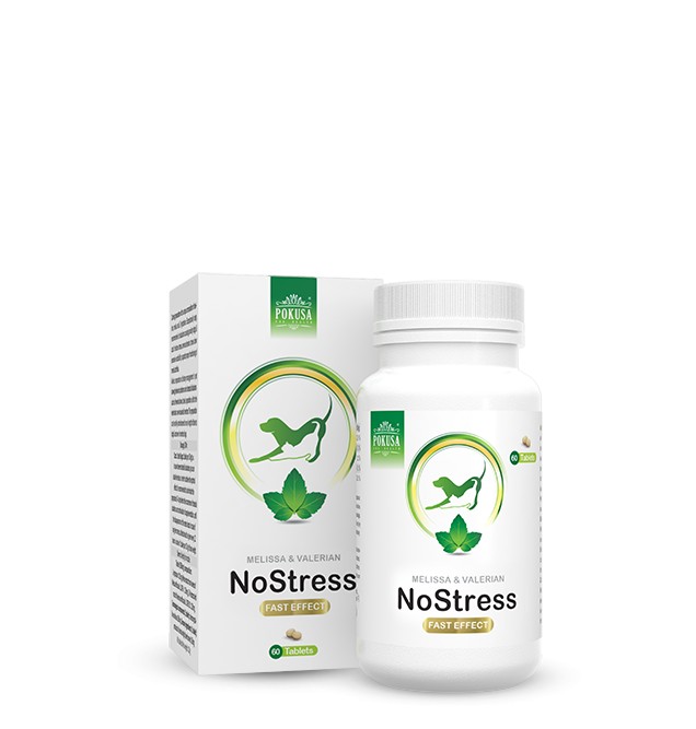 Pokusa VetLine NoStress luonnollinen rauhoittava valmiste koirille ja kissoille 60 tbl - Muut lisäravinteet koiralle - 820 - 1