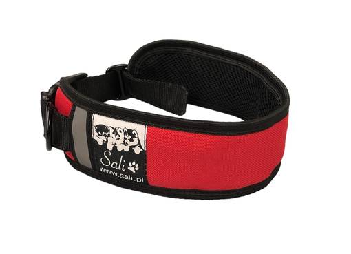 Sali Yukon Comfort panta punainen 45 cm - Koiran tekstiilipannat - 1250 - 1