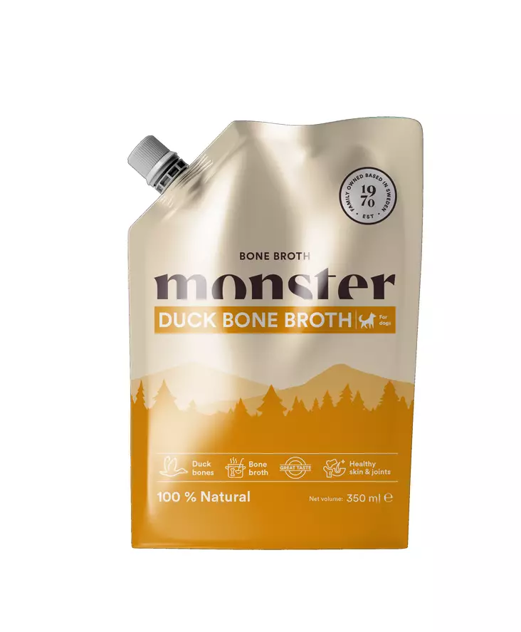 Monster Dog Bone Broth Duck luuliemi 350 ml - Monster - 5390 - 1