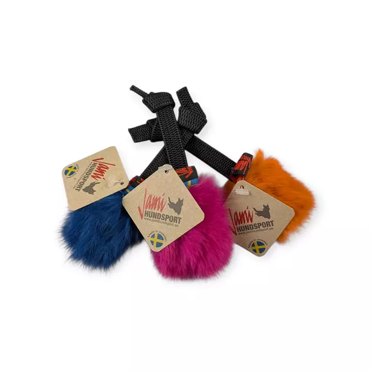 Snutts kaninkarva minipatukka nauhalla - Karvalelut - 5410 - 1