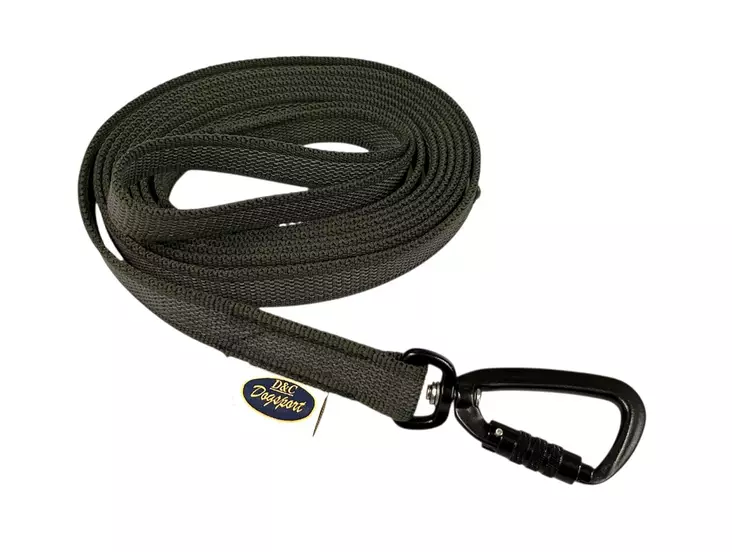 D&C Supergrip talutin 3 m twistlock -lukolla ARMY EDITION - Koiran Supergrip taluttimet - 5480 - 1