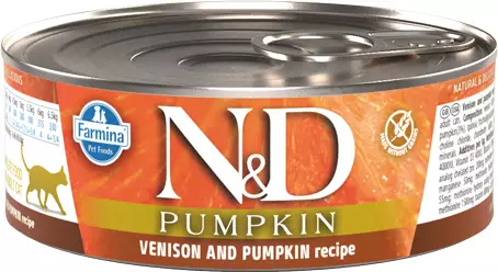 N&D kissan märkäruoka venison & pumpkin 70 g - Kissan märkäruoat - 5760 - 1