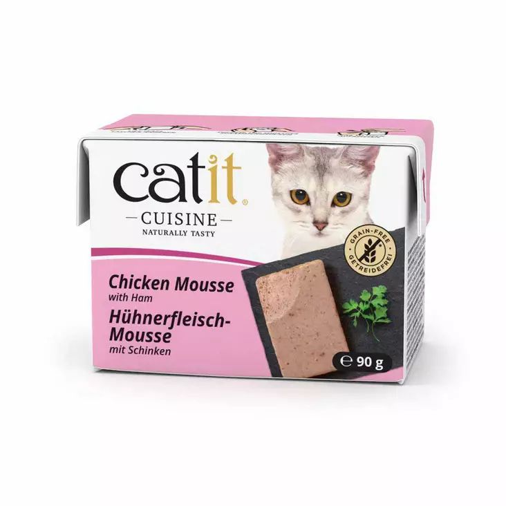 Catit Cuisine kana mousse & kinkku viljaton kissan märkäruoka 90 g - Catit märkäruuat kissoille - 5840 - 1