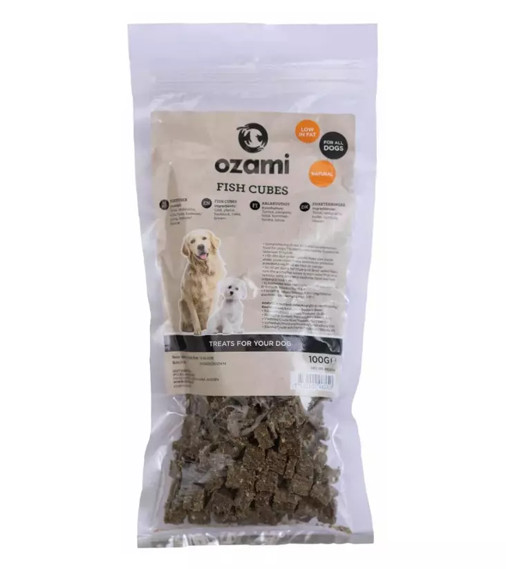Ozami Dog Snack kalakuutiot 100 g - Koulutusherkut - 6360 - 1