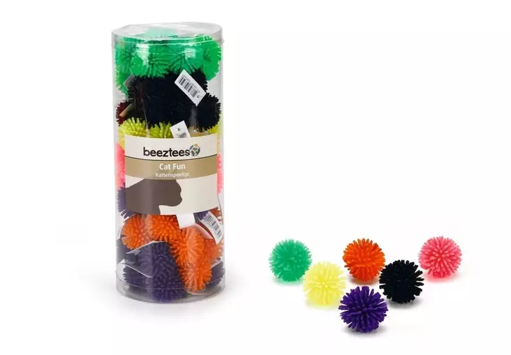 Beeztees Cat Fun Spikepallo kissanlelu 40 mm - Kissan leluhiiret - 6190 - 1