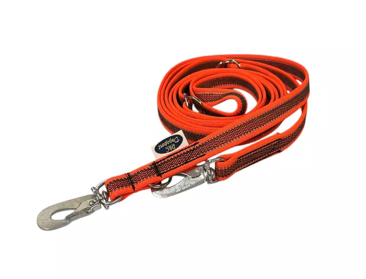 D&C Supergrip Reflect monitoimitalutin 3 m BGB-lukolla neon oranssi - Koiran Supergrip taluttimet - 410 - 1