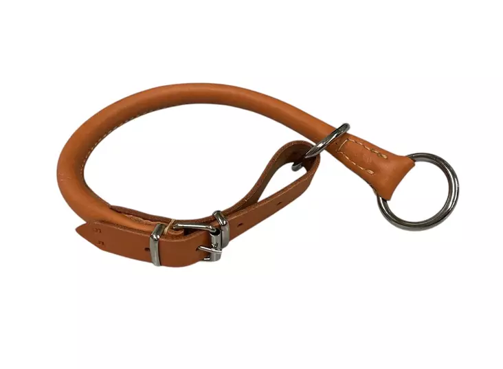 Klin kiristävä nahkapanta naturel 35 cm - Koiran nahkapannat - 2720 - 1