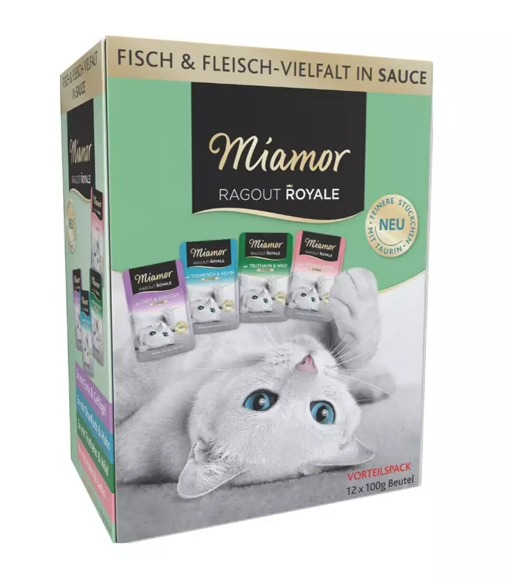 Miamor Ragout Royale Sauce kissan märkäruoka lajitelma 12 x 100 g - Miamor märkäruoat kissalle - 5430 - 1