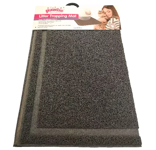 Pawise Kissanhiekkalaatikon edusmatto harmaa 60 x 90 cm - Kissanvessat ja hiekkalaatikot - 6220 - 1