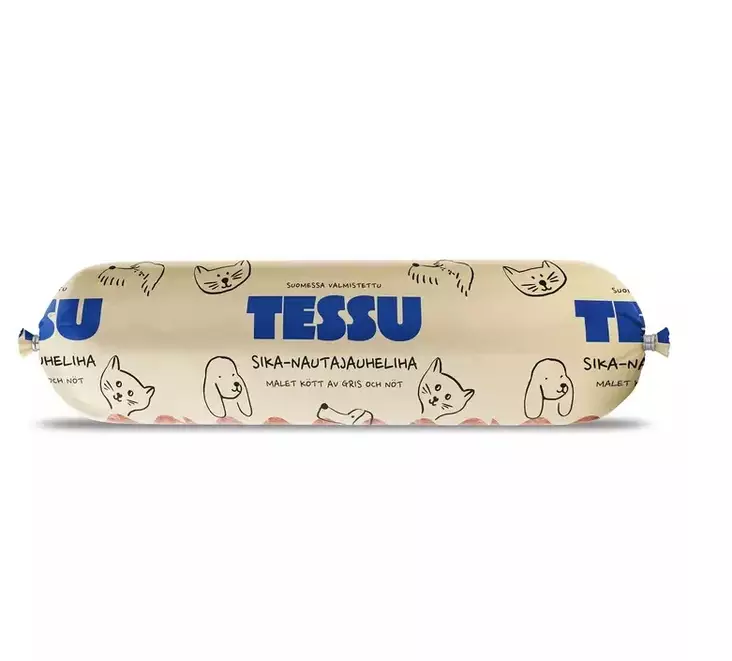 Tessu Luuton sika-nautajauheliha 500 g - Tessu - 2990 - 1