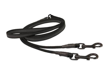 D&C Supergrip DUO talutin 2 m pistoolilukoilla kahdelle koiralle - Koiran Supergrip taluttimet - 4271 - 1