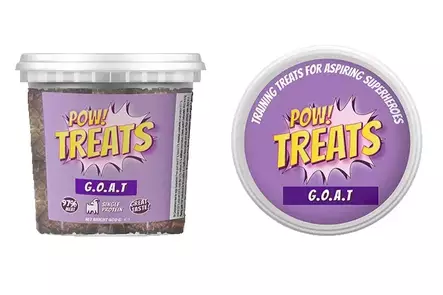 POW! Treats G.O.A.T koiran viljaton makupala 400 g - Koulutusherkut - 2971 - 1