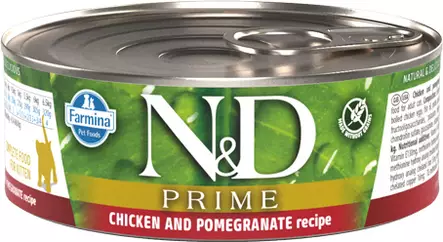 N&D kissan märkäruoka chicken & pomegranate 70 g - Kissan märkäruoat - 5761 - 1