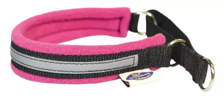 D&C Fleecepanta 50-60 cm pinkki - Koiran tekstiilipannat - 111 - 1