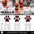 Halla fleecetossut 4 kpl XXS pinkki - Koiran suojatossut - 501 - 2