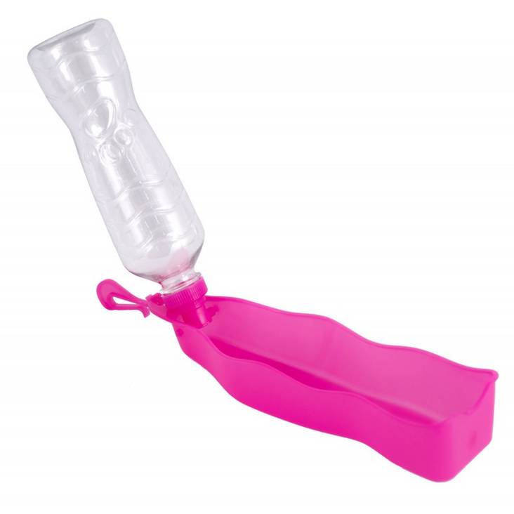 Dogman Matkajuomapullo 500 ml, pinkki - Koiran kupit ja ruokailualustat - 1961 - 1