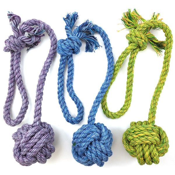 Happy Pet Köysipallo narukahvalla - Koiran pallot - 1971 - 1