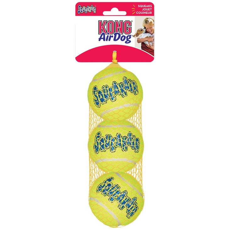 Kong SqueakAir tennispallo M 3 kpl - Koiran pallot - 561 - 1