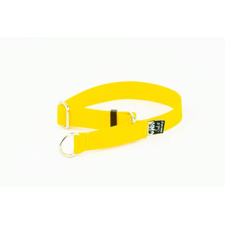Sali Obro puolikiristävä panta 25 mm keltainen koko M - Koiran tekstiilipannat - 4871 - 1