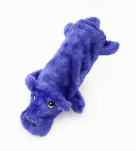 Zippy Paws Bottle Crusherz Hippo pehmolelu - Koiran pehmolelut - 4231 - 1