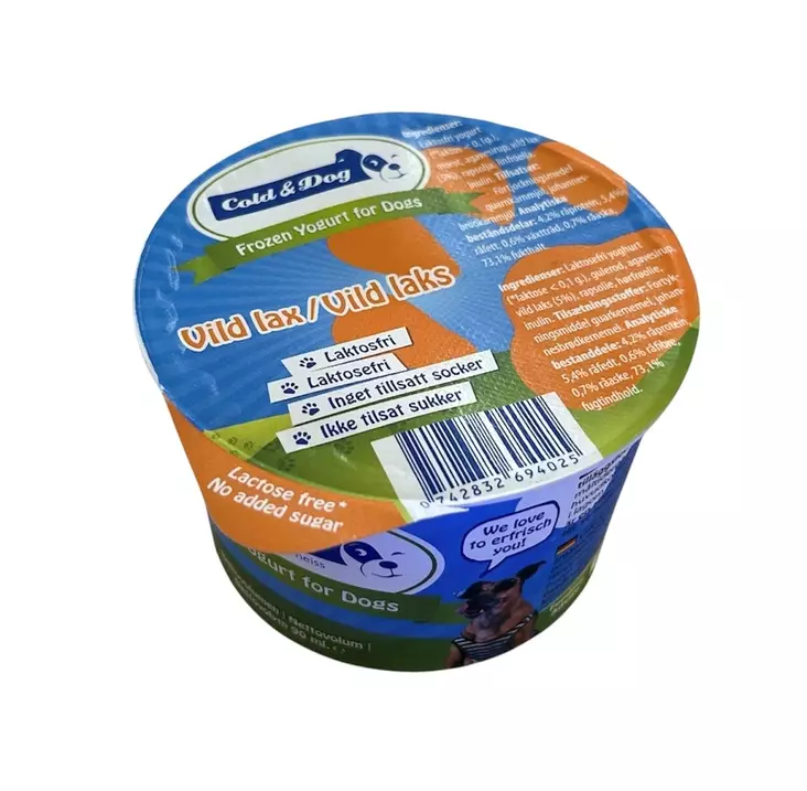 Cold & Dog koiran jäätelö lohi 90 ml - Koiran jäätelöt - 2551 - 1