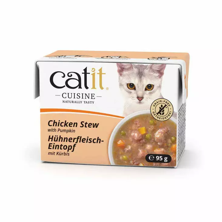 Catit Cuisine kana & kurpitsa kastikkeessa viljaton kissan märkäruoka 90 g - Catit märkäruuat kissoille - 5841 - 1