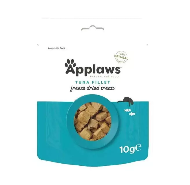 Applaws Freeze Dried Treats tonnikalafilé kissan makupalat 10 g - Makupalat ja herkut - 6361 - 1