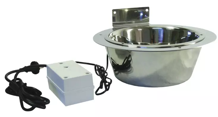 Jämpti Lämmitettävä tarhakuppi seinäkiinnityksellä - Koiran kupit ja ruokailualustat - 771 - 1