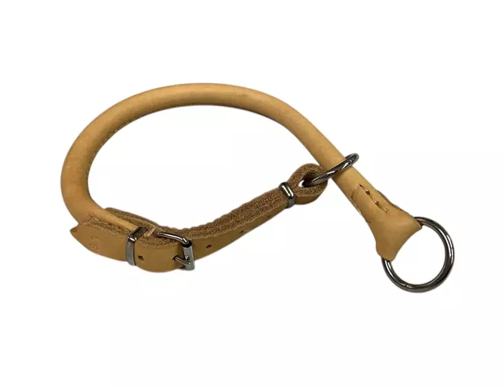 Klin kiristävä nahkapanta nude 40 cm - Koiran nahkapannat - 2721 - 1