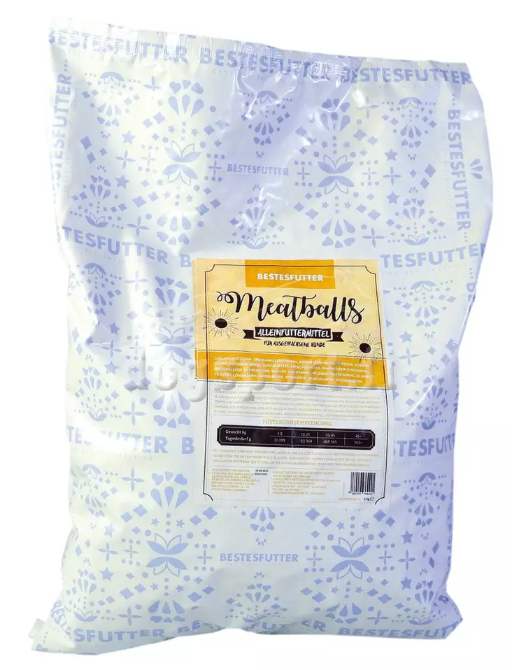 Meatballs puolikostea makupala koiralle 5 kg - Koulutusherkut - 1061 - 1