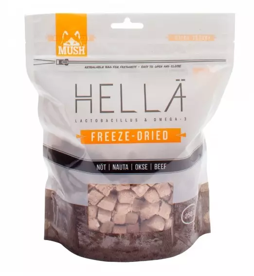 Mush Hellä Freeze-Dried nauta 250 g - Mush - 2051 - 1