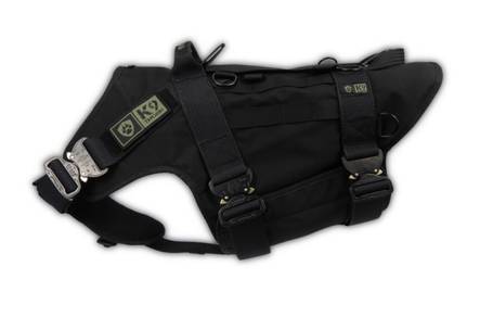 K9 Thorn Tactical Harness Cordura musta M - Taktiset valjaat - 4392 - 1