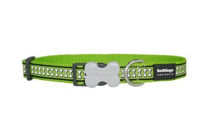 RedDingo Reflective panta luut lime 20-32 cm - Koiran tekstiilipannat - 3852 - 1