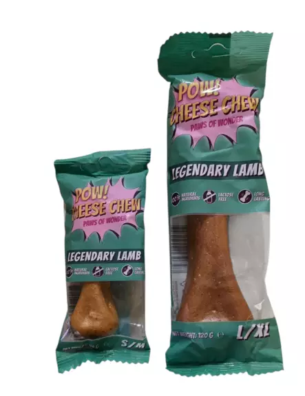POW! Cheese Chew Lamb juusto puruherkku koirille S/M - Muut puruluut - 5452 - 1