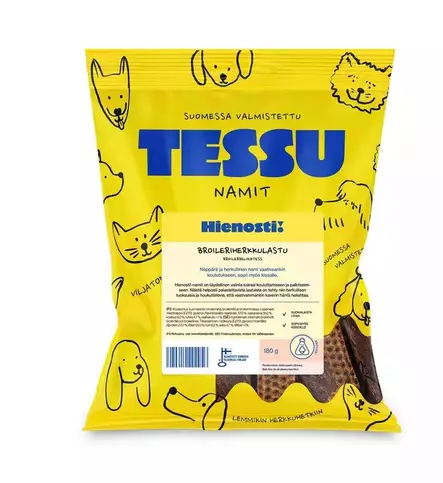 Tessu Hienosti! Broileriherkkulastu 180 g - Kuivatut herkut - 2772 - 1