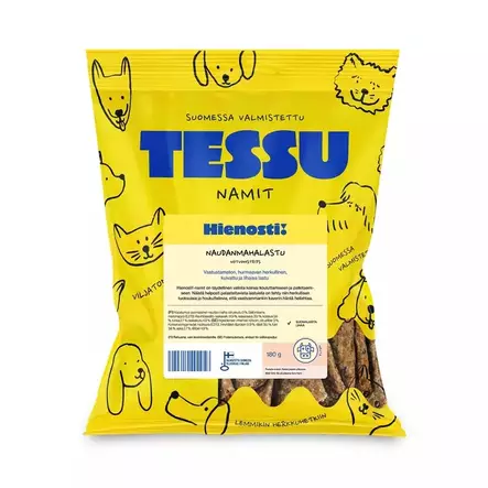 Tessu Hienosti! Naudanmahalastu 180g PÄIVÄYS LÄHESTYY - Kuivatut herkut - 5492 - 1
