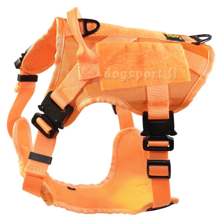 Euro Joe Taktinen valjas oranssi S - Koiran valjaat - 1442 - 1