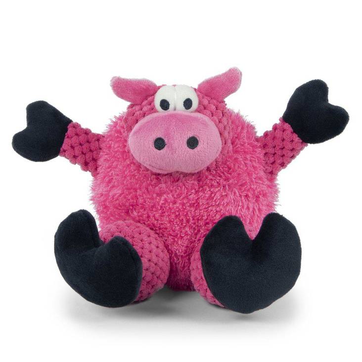 GoDog Checkers Sitting Pig koiran pehmolelu - Koiran pehmolelut - 5132 - 1