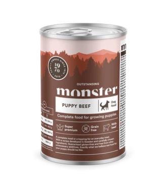 Monster Dog Single Protein Puppy Nauta märkäruoka 400 g - Monster - 3202 - 1