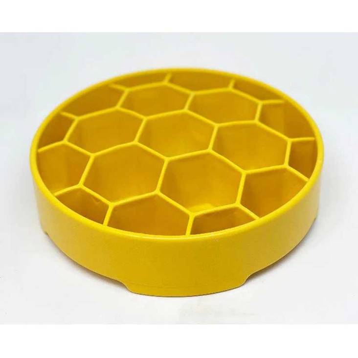 SodaPup Honeycomb Design ahmimisenestokuppi keltainen - Koiran kupit ja ruokailualustat - 4512 - 1
