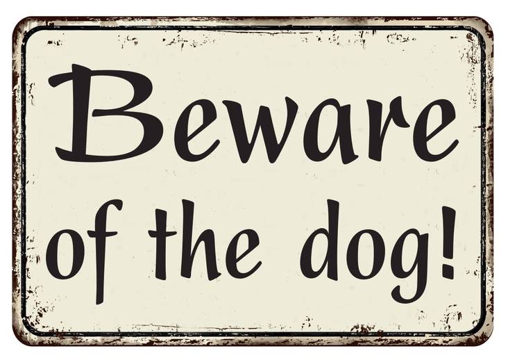 Varoituskyltti A5 Beware - Varoituskyltit - 3992 - 1