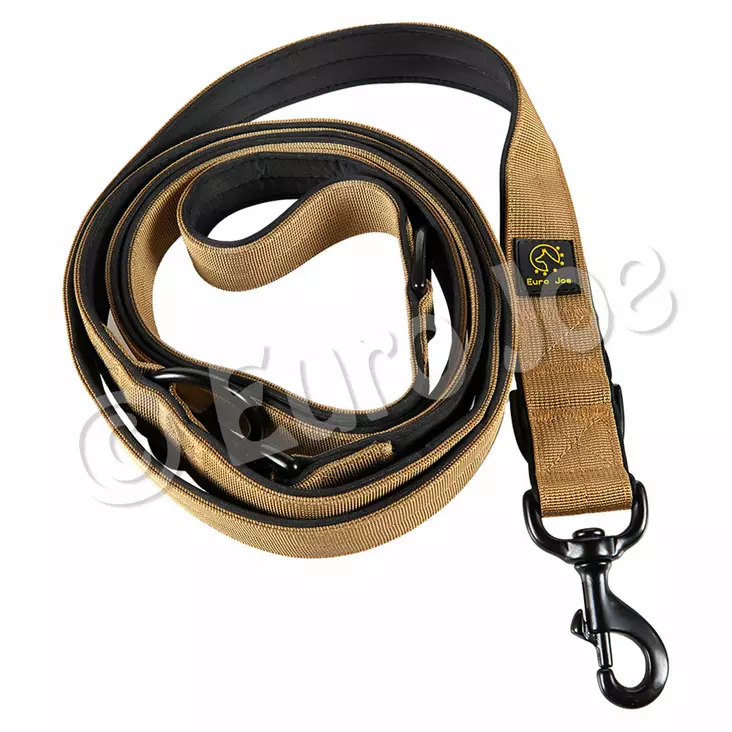 Euro Joe Iron Power talutin kullanruskea 260 cm - Koiran tekstiilitaluttimet - 2542 - 1