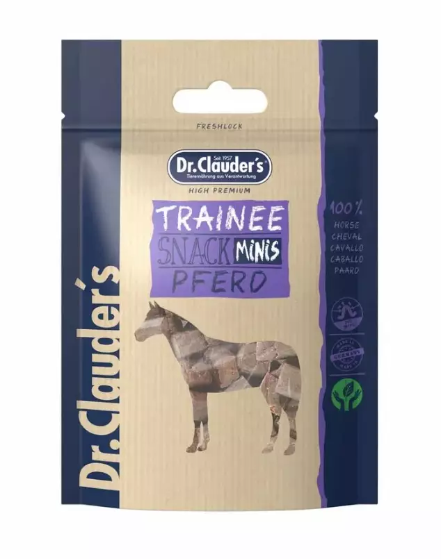 Dr. Clauder's Trainee Snack Minis hevonen 50 g - Koulutusherkut - 2612 - 1