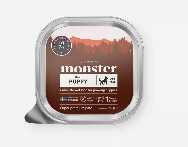 Monster Dog Puppy Beef Pate 150 g - Monster - 2812 - 1