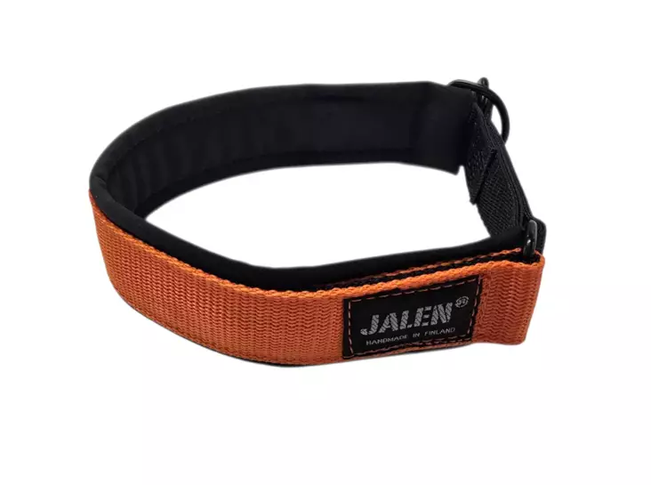 Jalen Puolikiristävä kaulapanta 30 mm oranssi 30-40 cm - Koiran tekstiilipannat - 2922 - 1